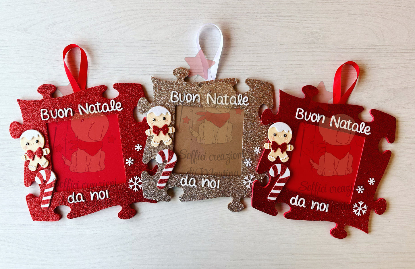 Portafoto natalizio puzzle