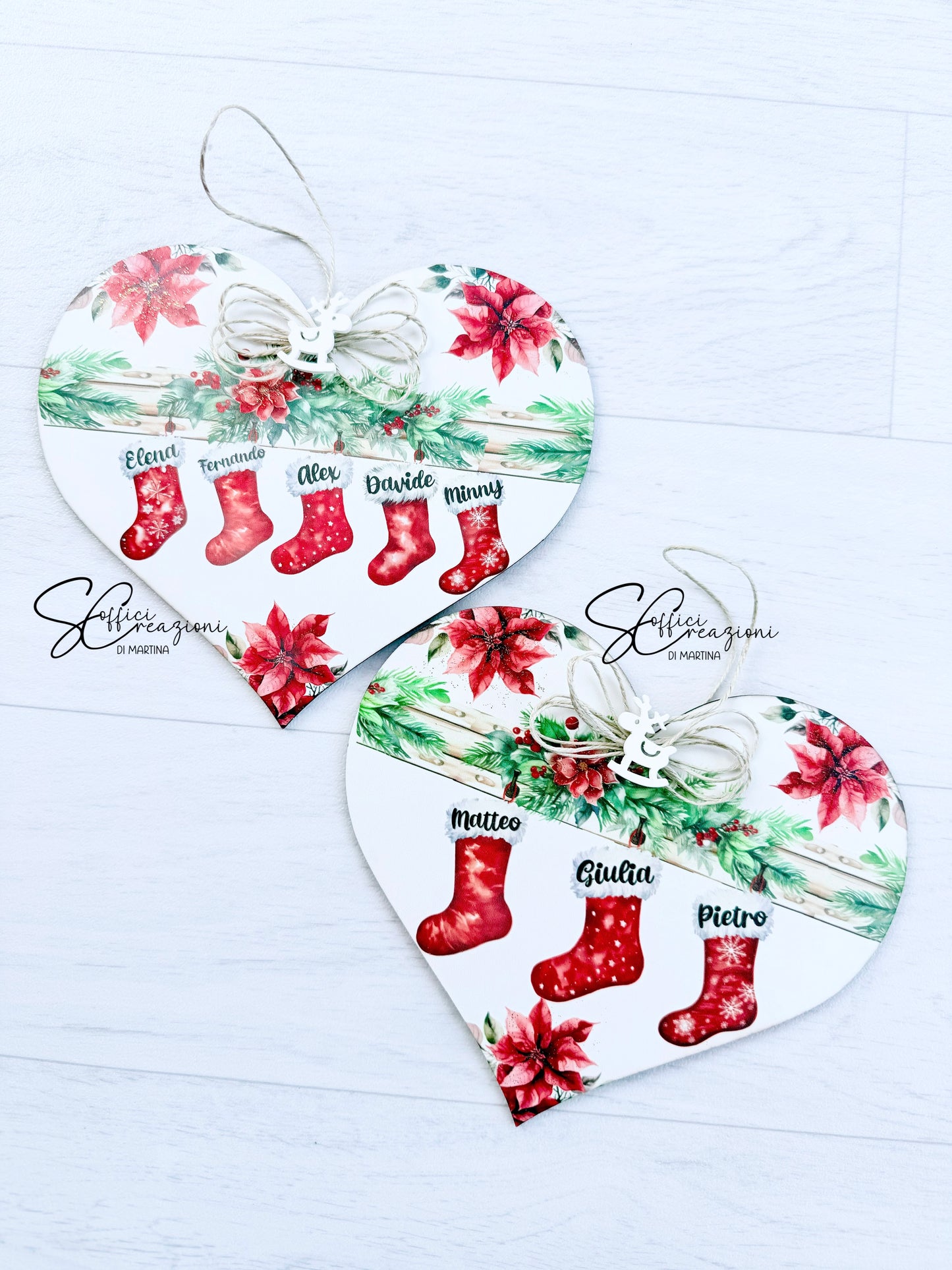 Cuore natalizio family