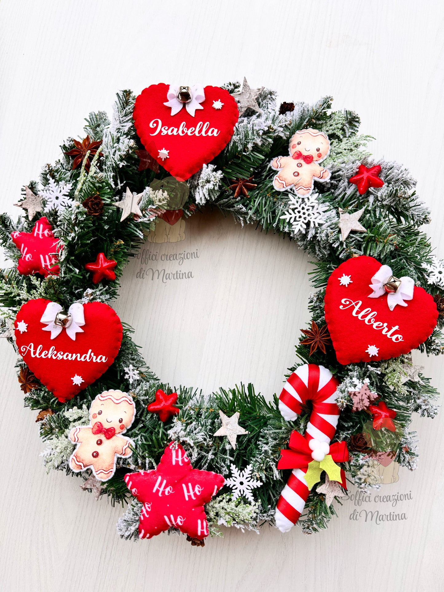 Ghirlanda natalizia personalizzata