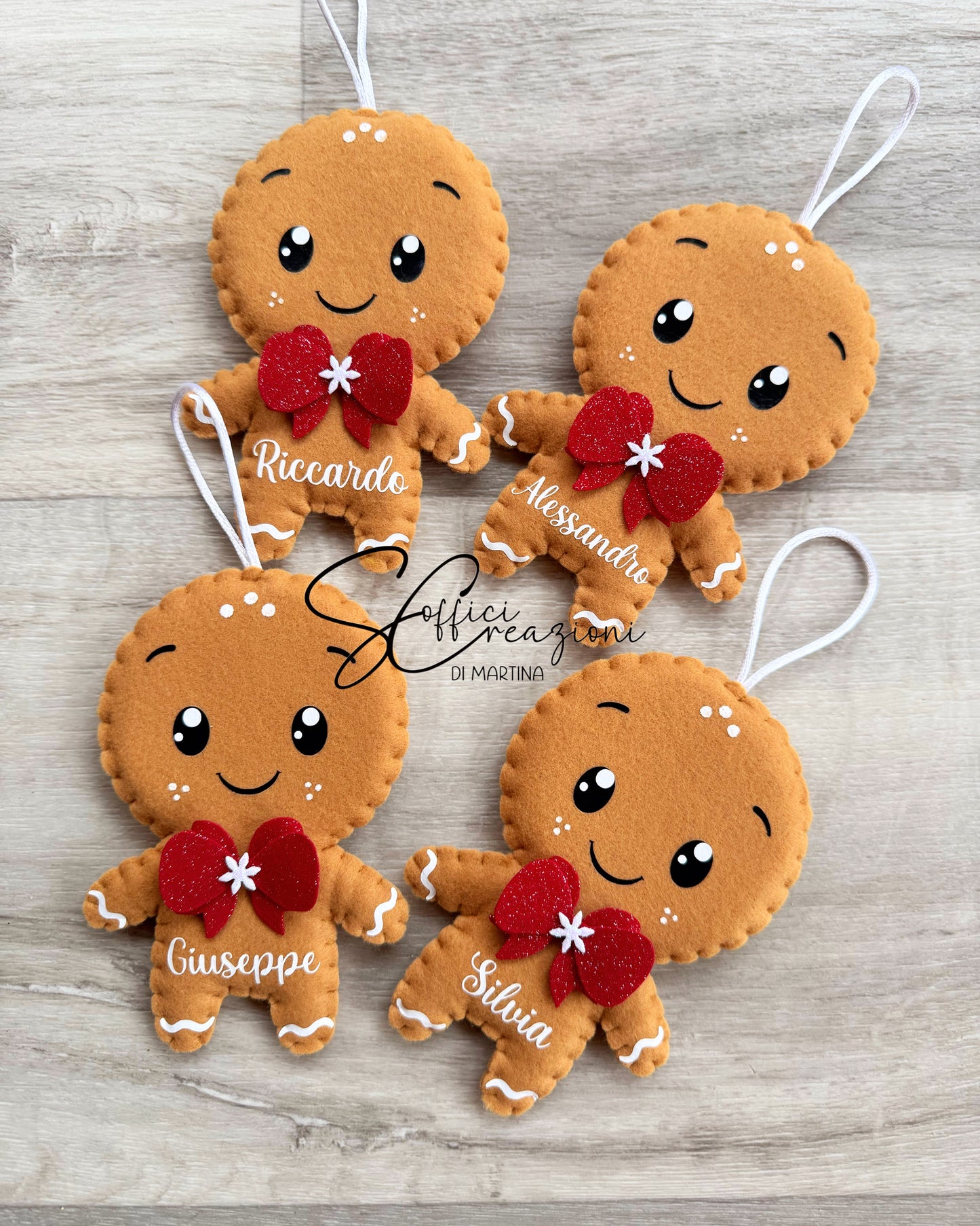 Gingerbread omino pan di zenzero personalizzato