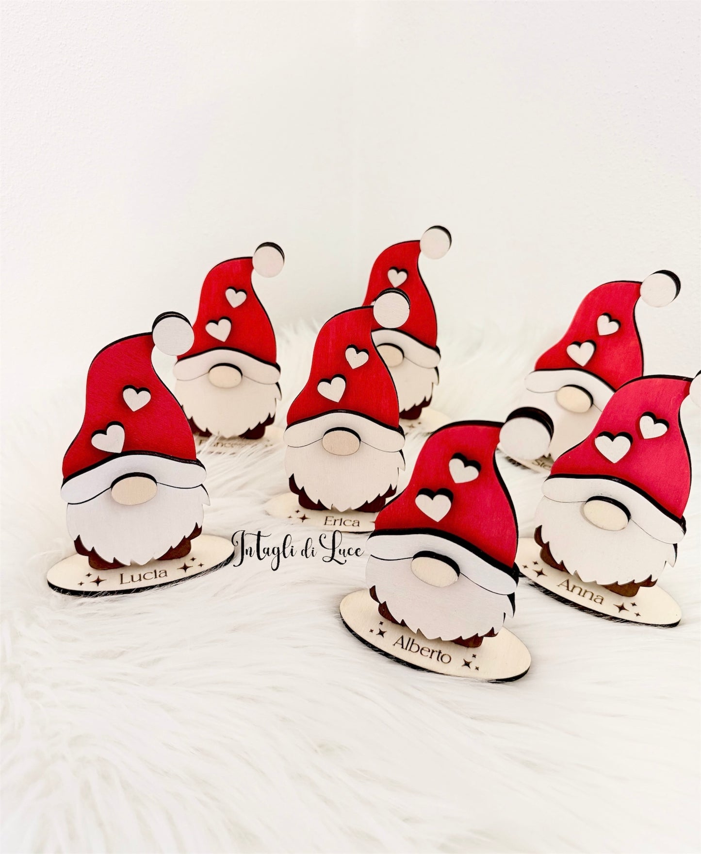 Gnomo segnaposto personalizzato