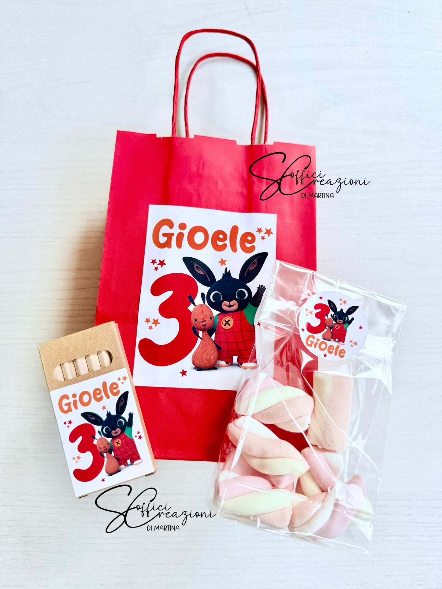 Busta fine festa compleanno