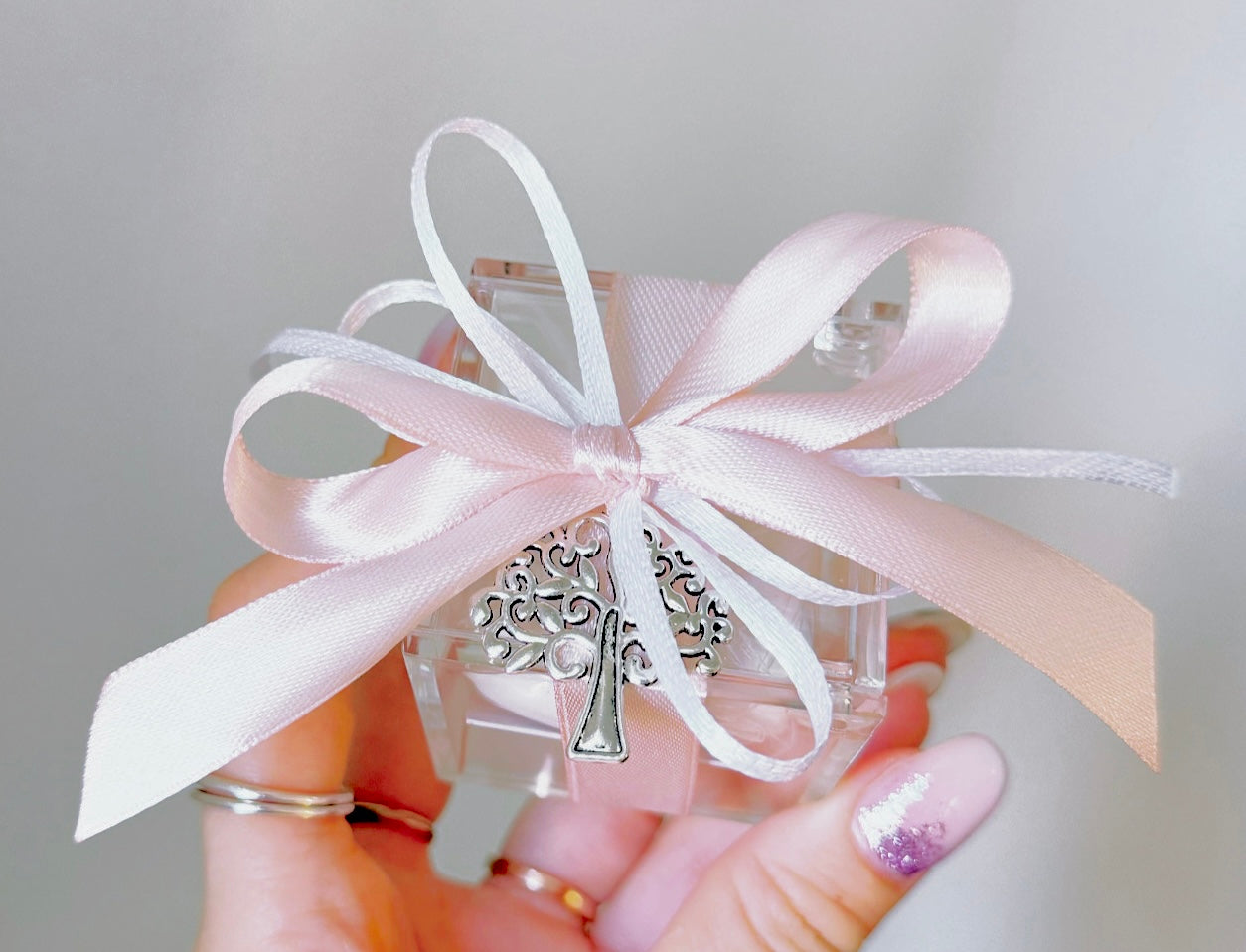 Scatolina plexiglas con ciondolo