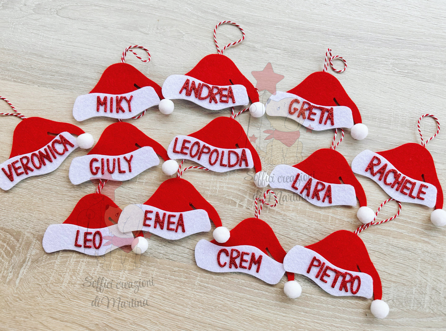 Addobbo natalizio con nome