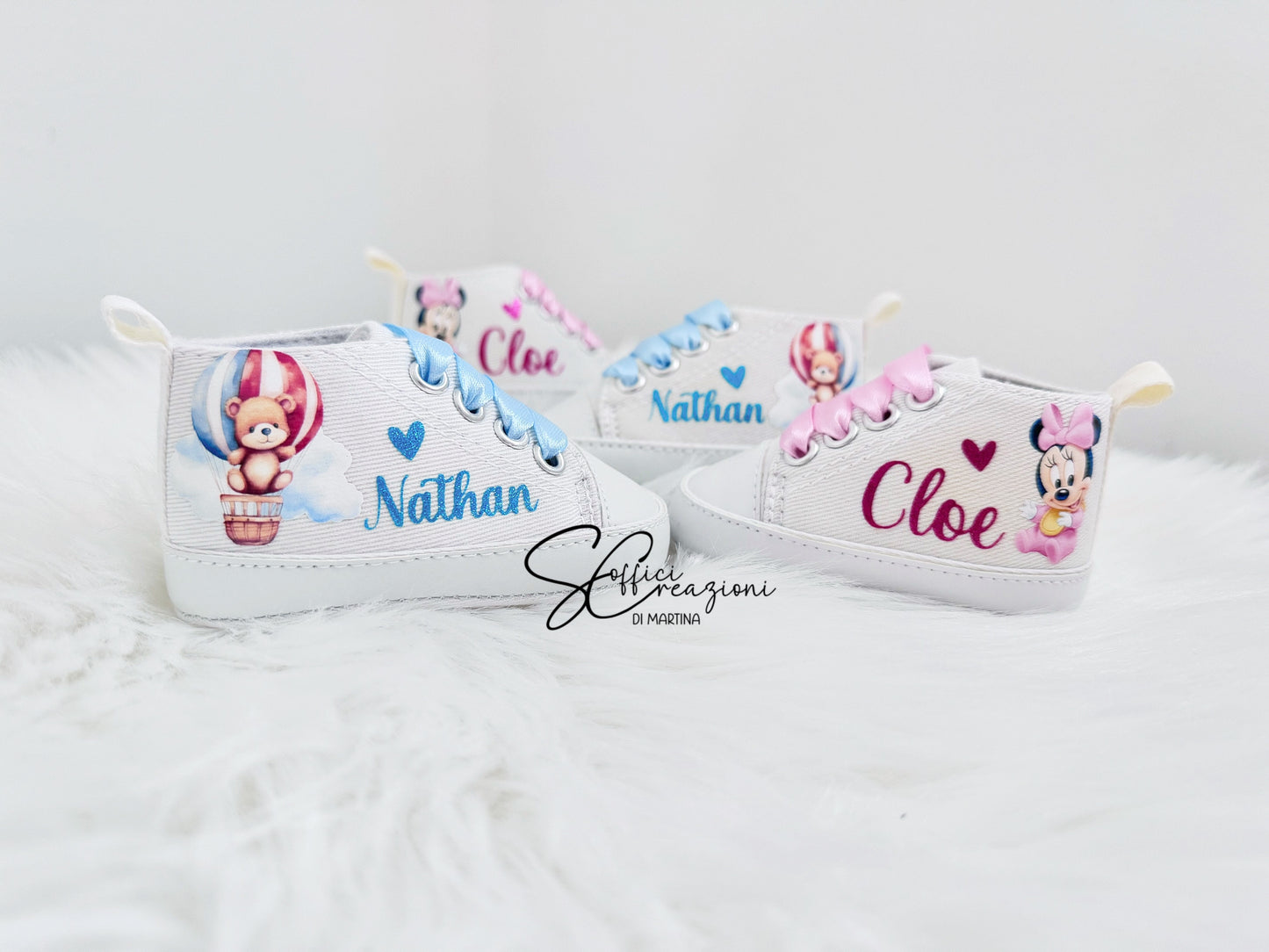Scarpe neonato personalizzate