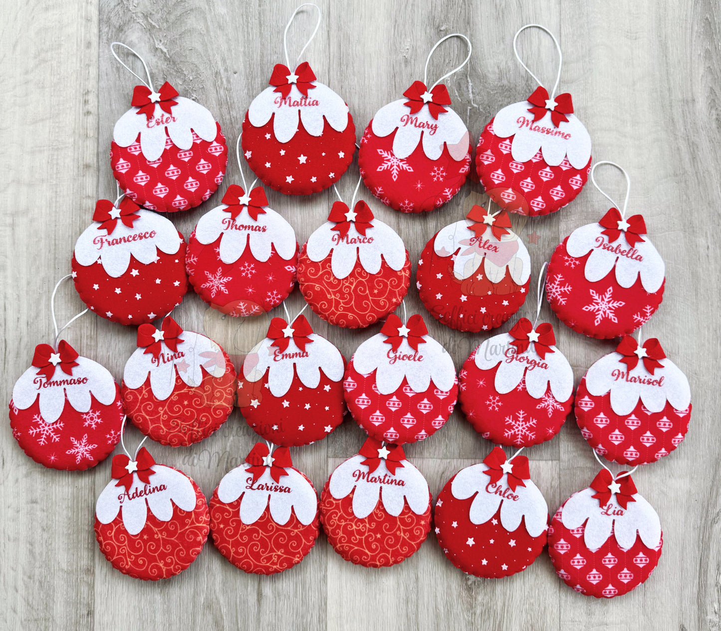 Pallina di Natale con nome
