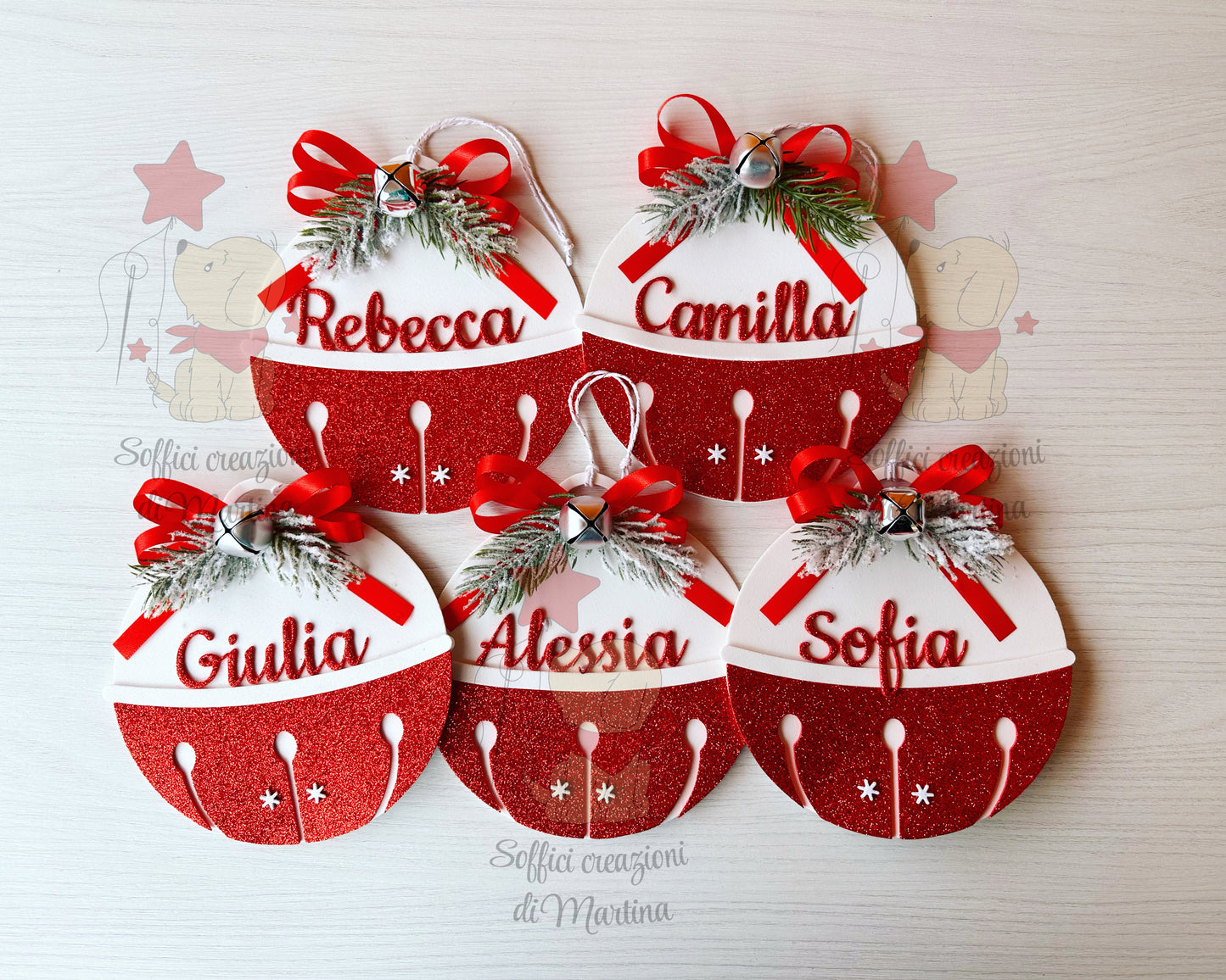 Pallina con nome jingle