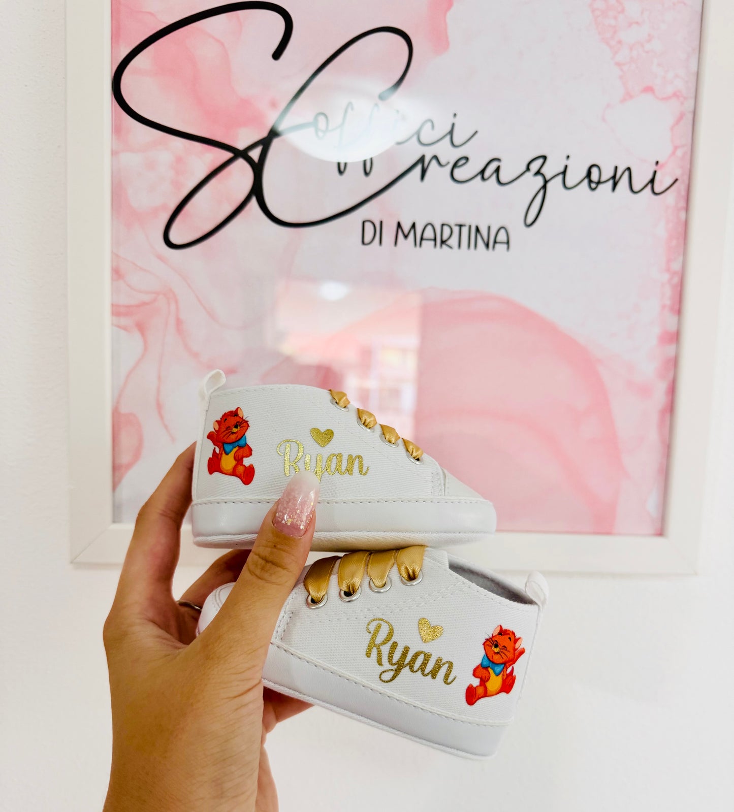 Scarpe neonato personalizzate
