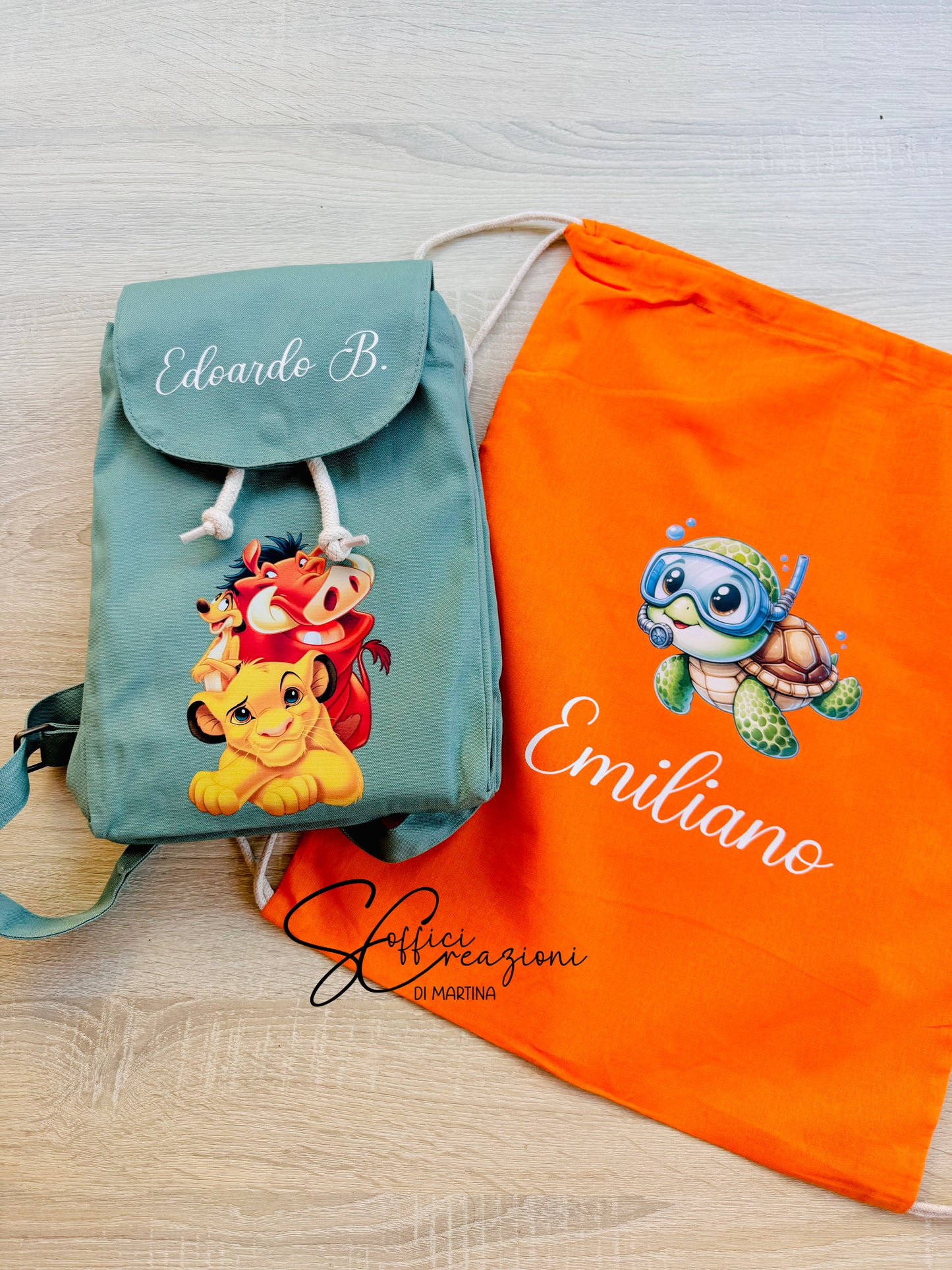Zaino bambino/a personalizzato