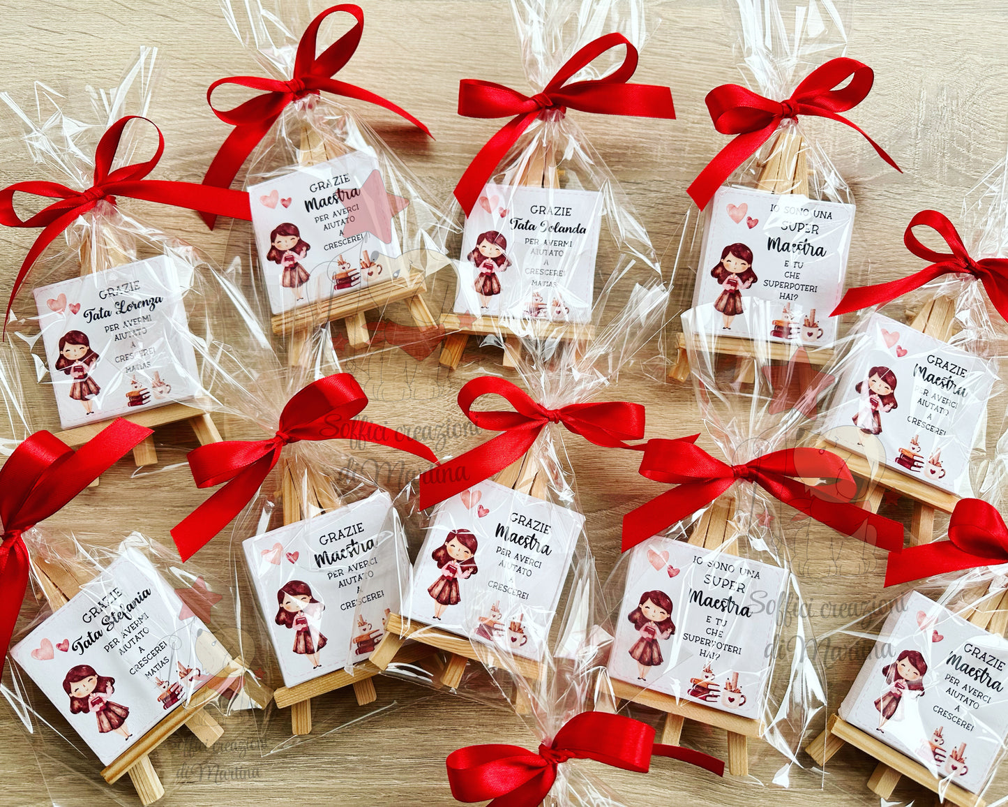 Tela in Canvas con dedica maestra