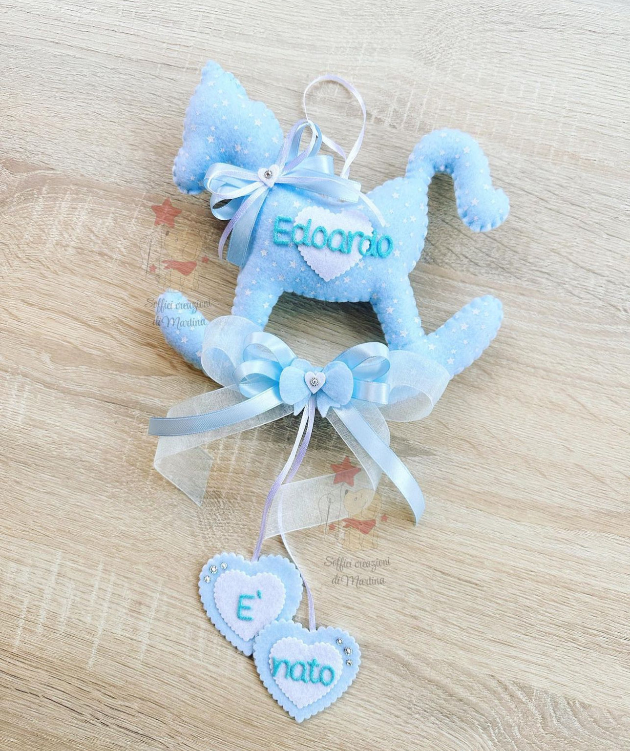 Fiocco nascita cavallo a dondolo