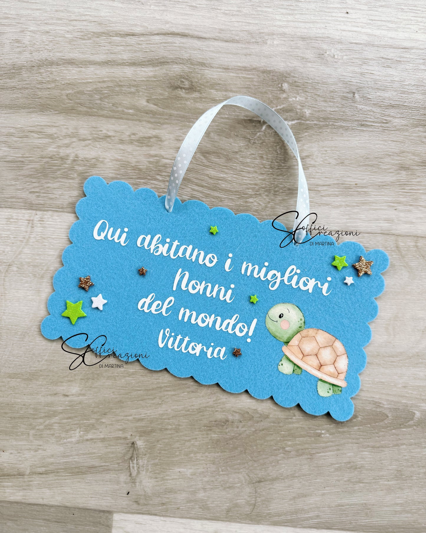 Targa con dedica festa dei nonni