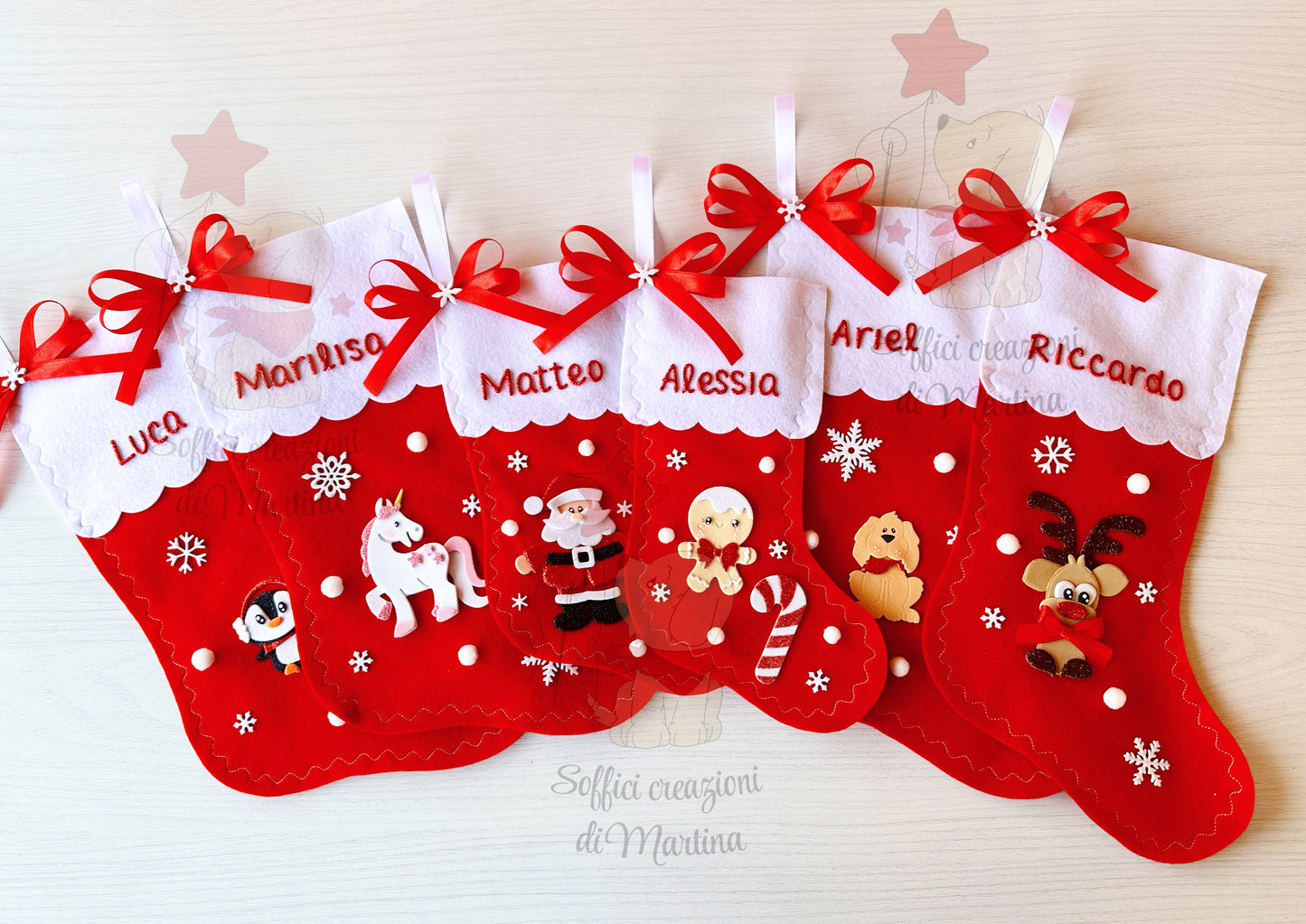 Calza Befana personalizzata