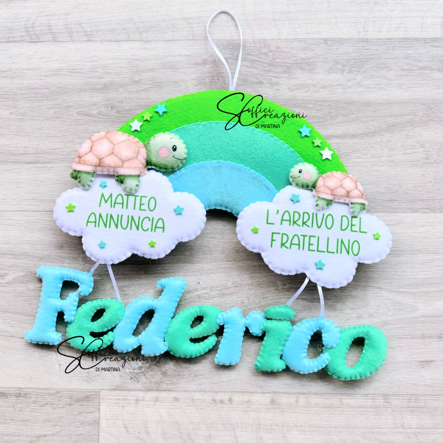 Fiocco modello arcobaleno