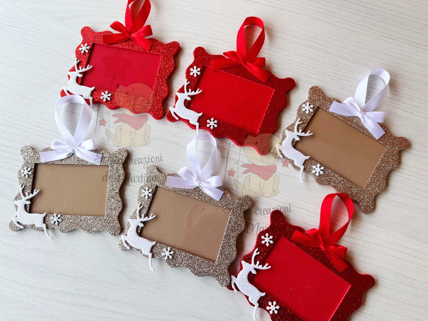 Cornice portafoto natalizia