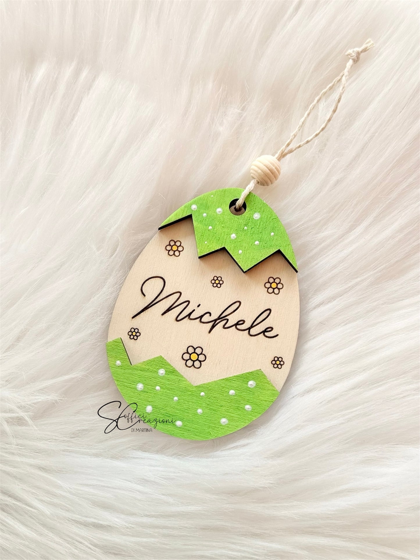 Ovetto decorazione pasquale personalizzato