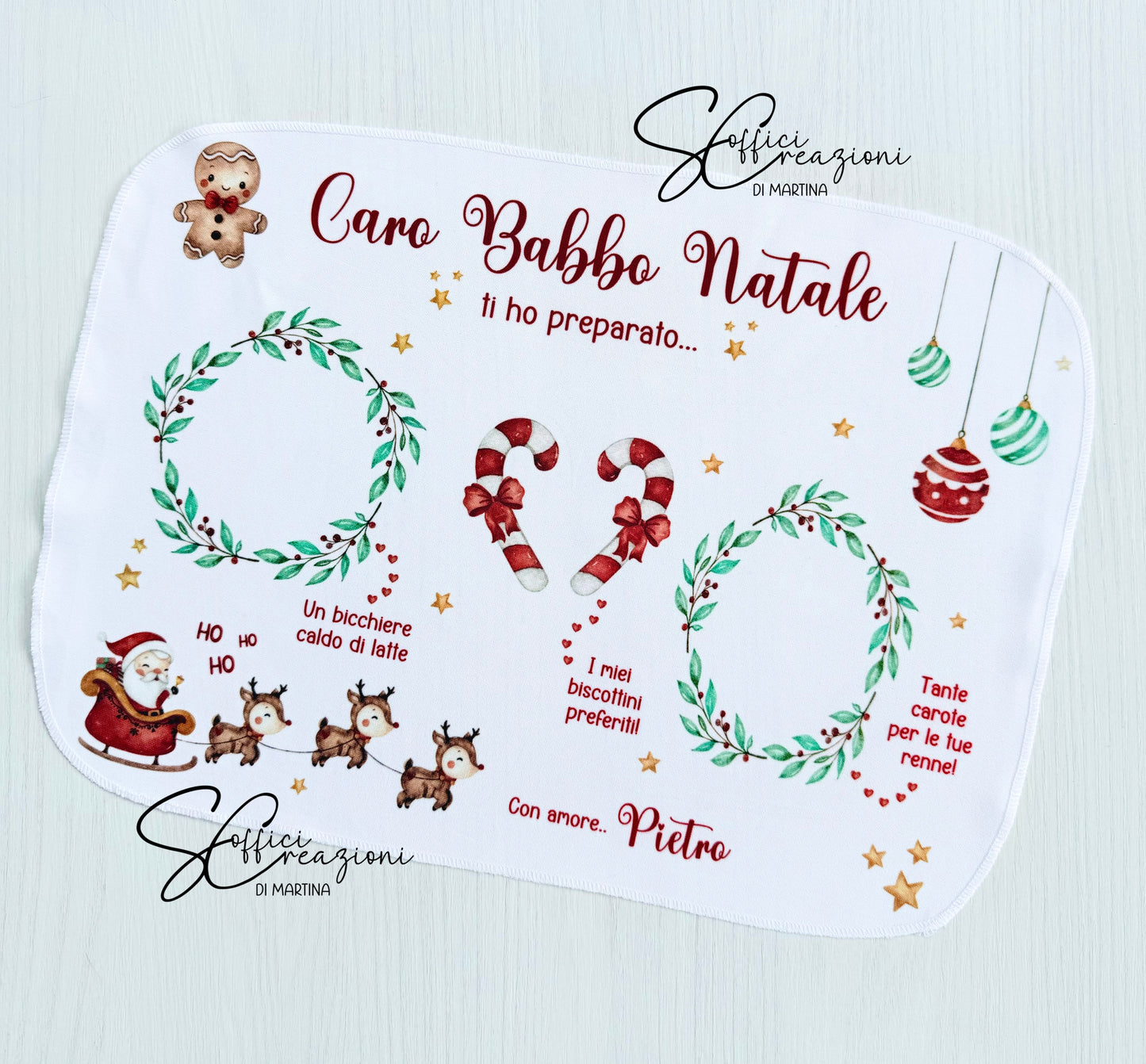 Tovaglietta babbo Natale