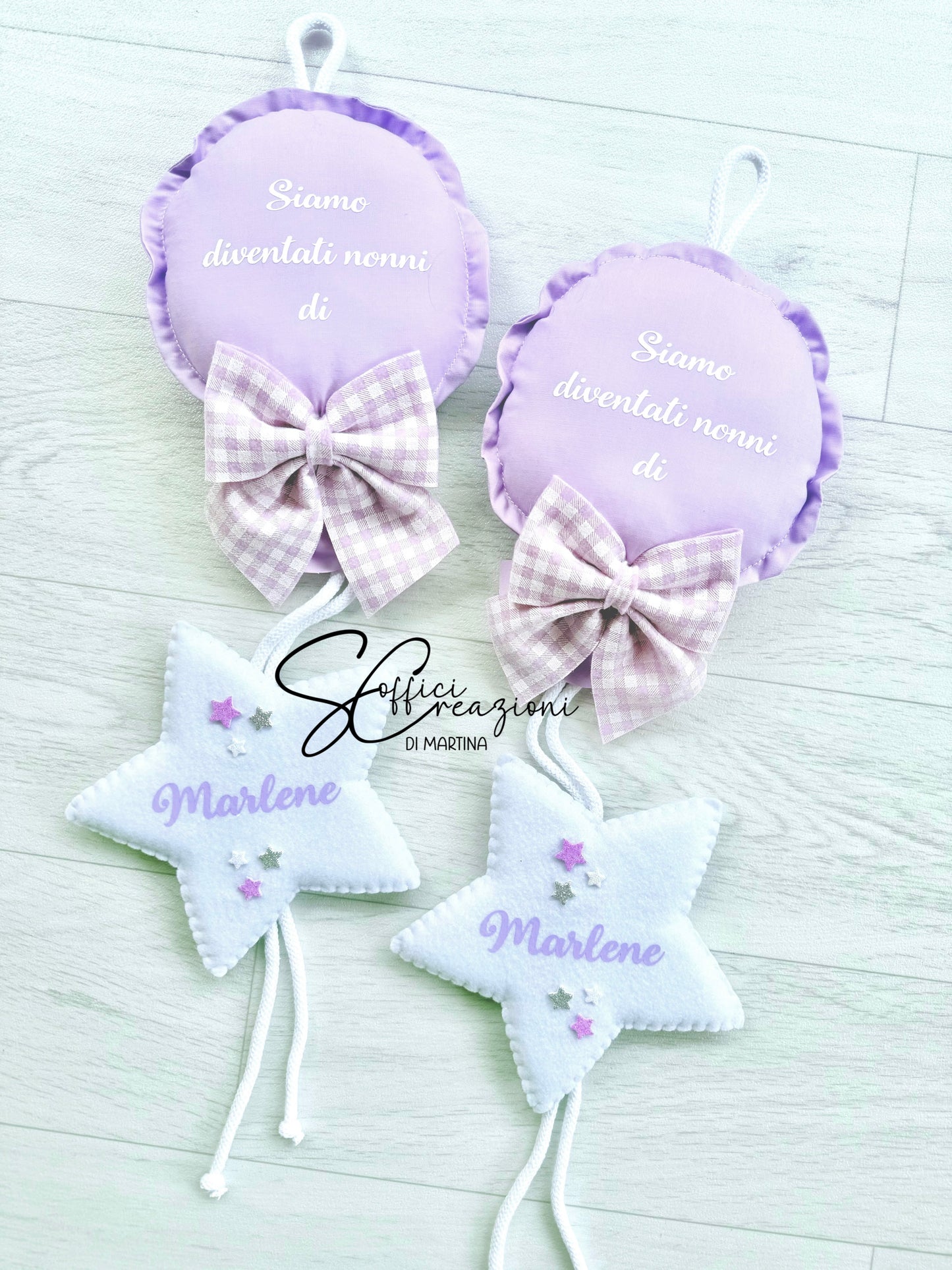 Fiocco nascita modello Palloncino