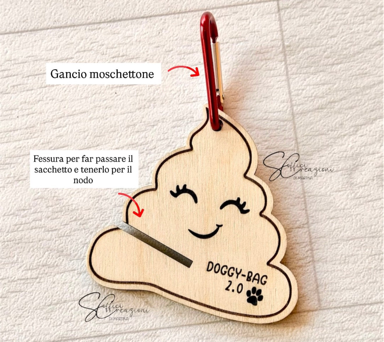 Porta sacchetti cacca cane