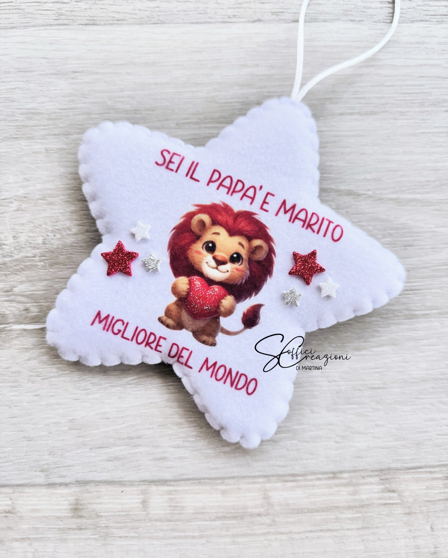 Stellina da appendere per la festa del papà