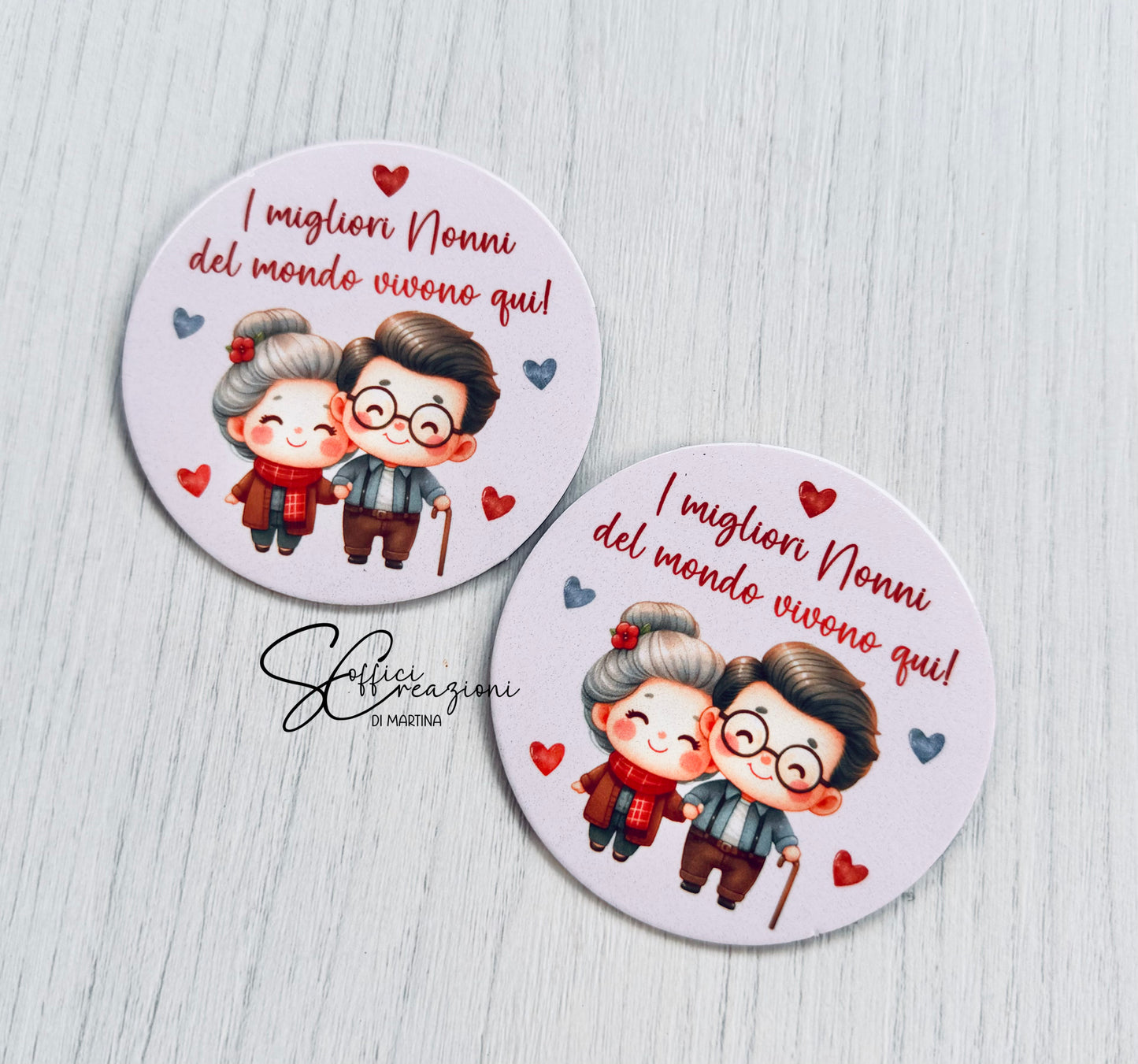 Calamita personalizzata nonni
