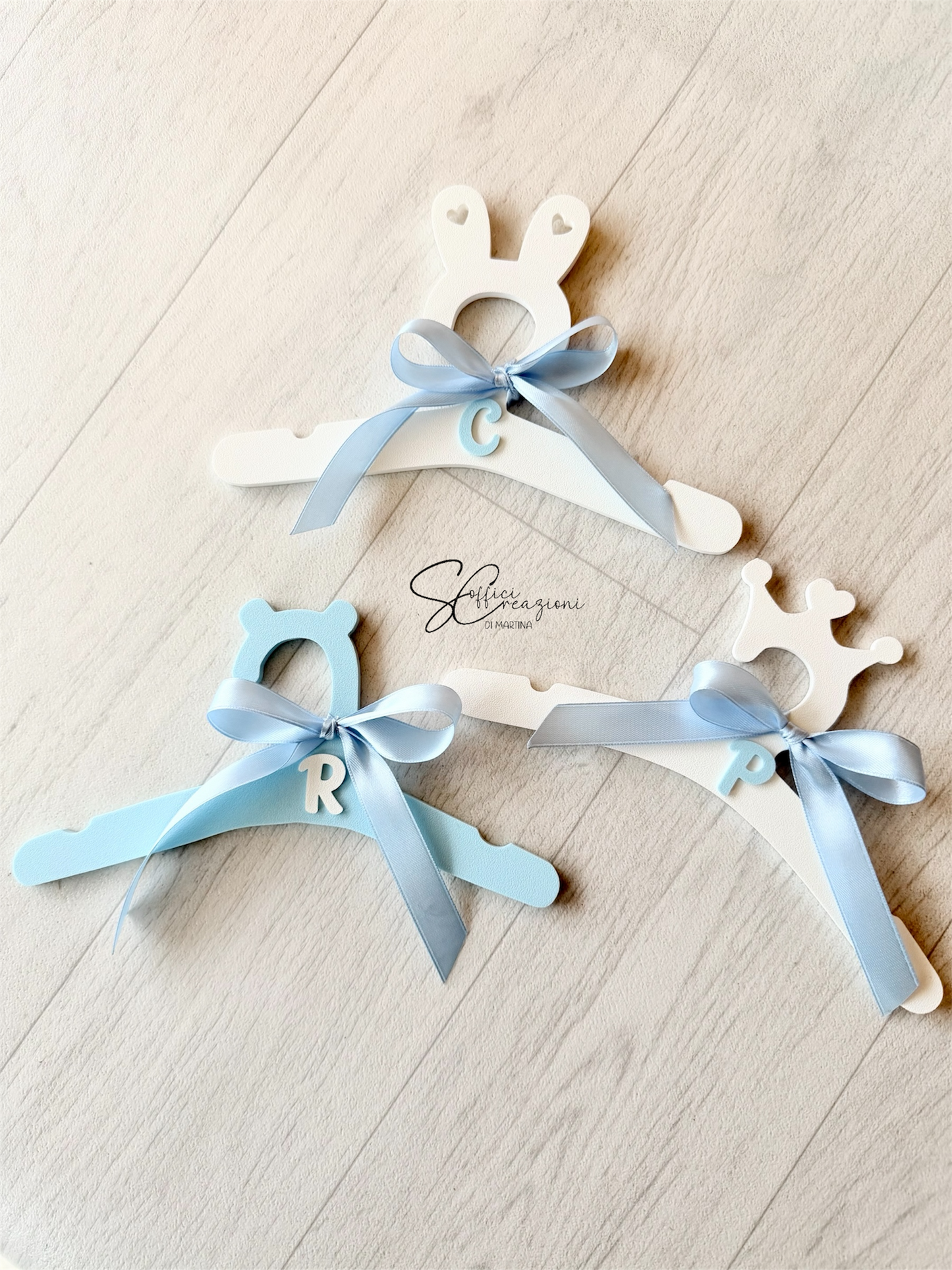 Gruccia Nascita Personalizzata con Iniziale