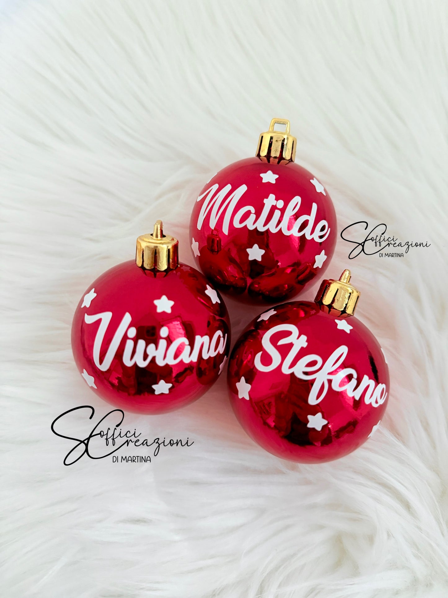 Pallina natalizia con nome