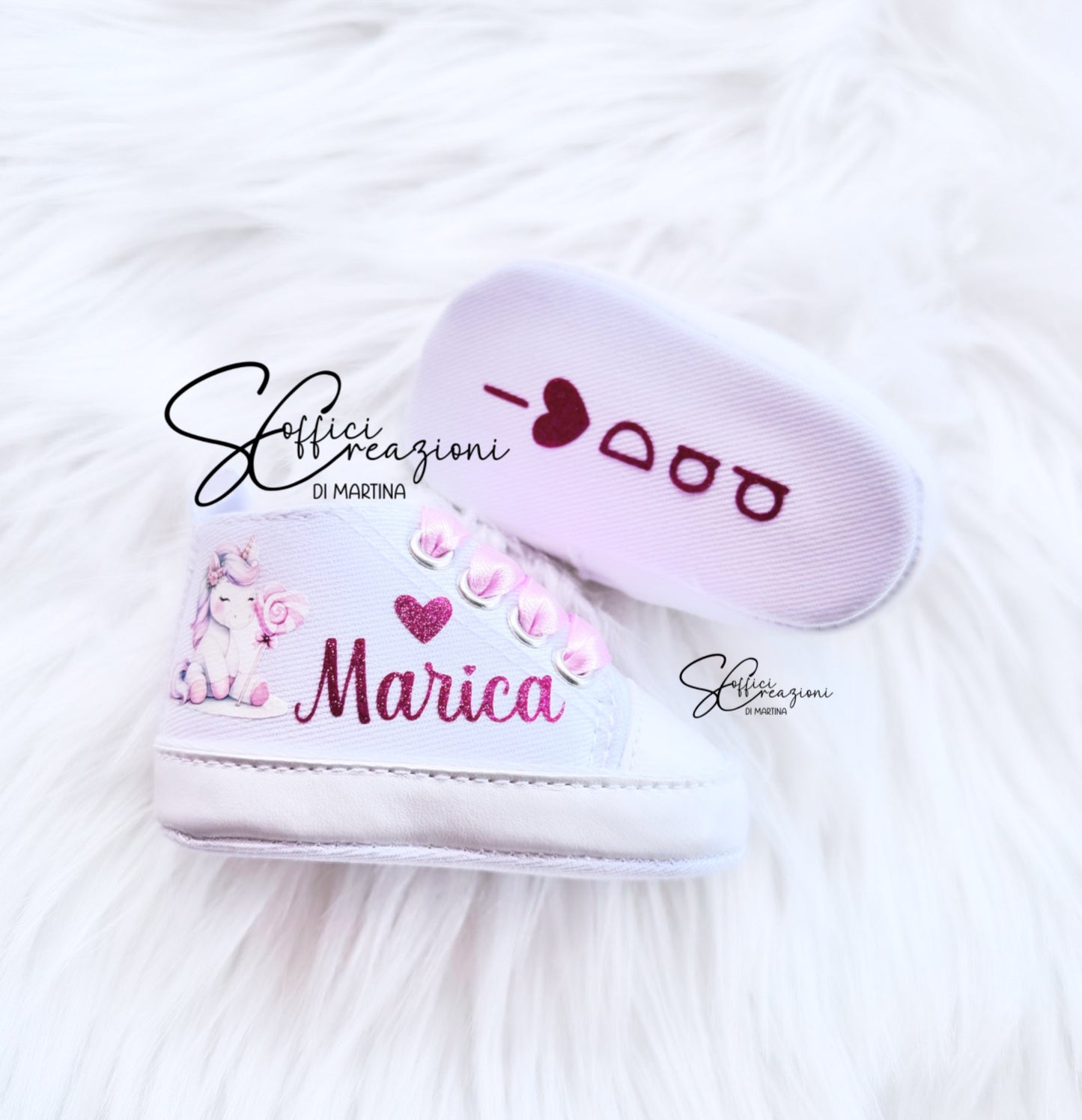 Scarpe neonato personalizzate