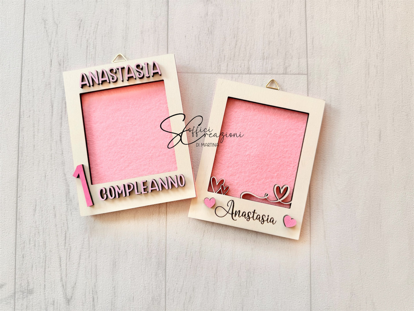 Portafoto mini in legno