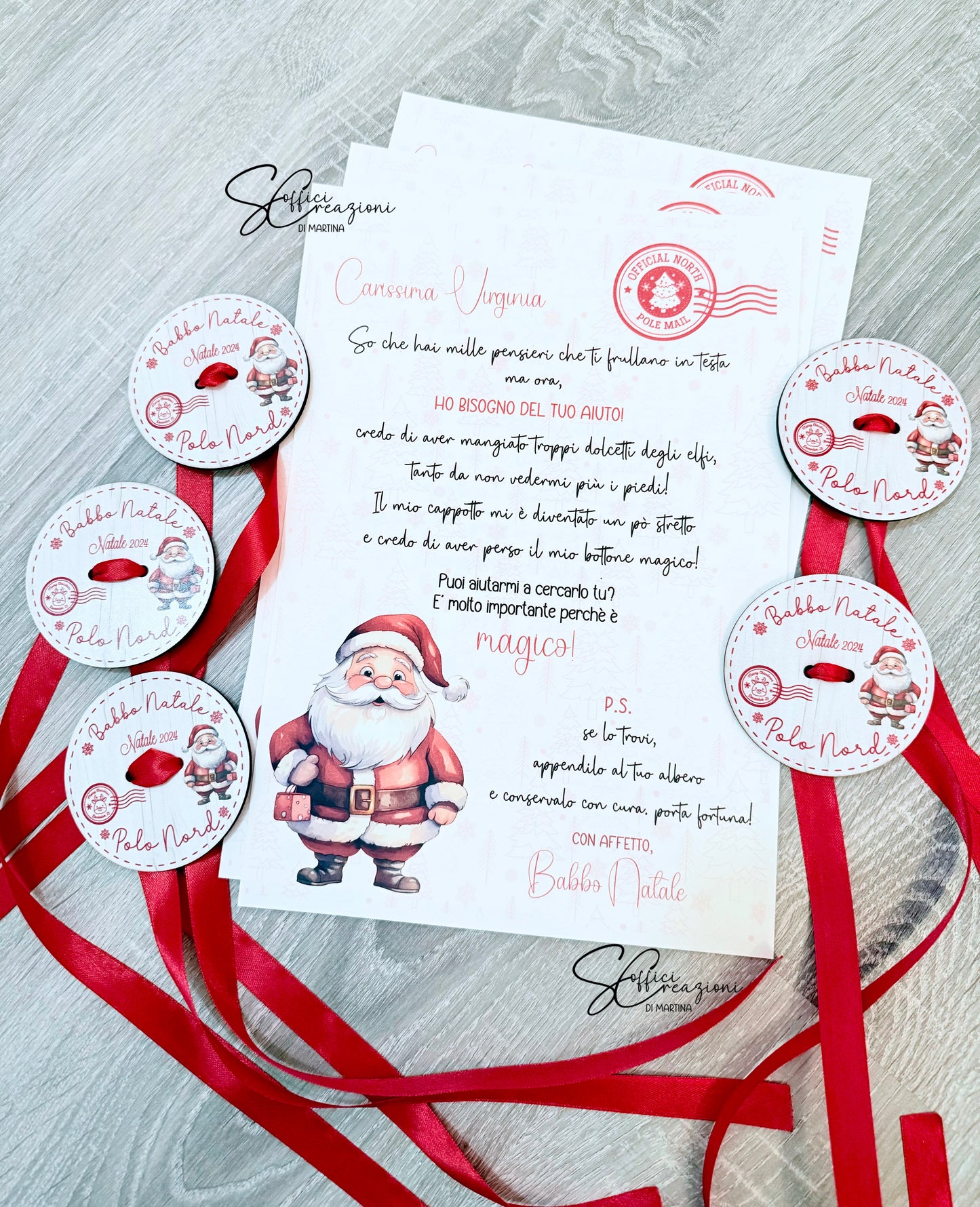Bottone perduto magia del Natale 2024