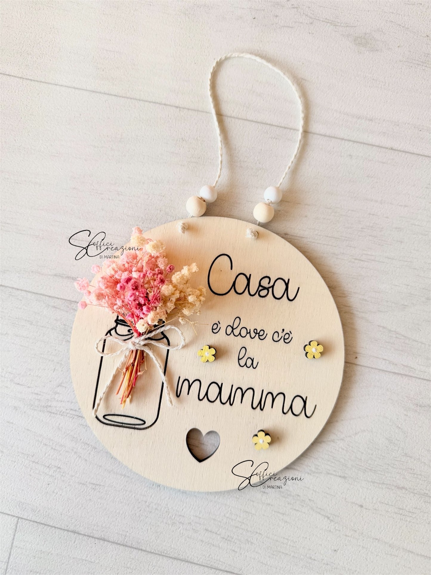 Decorazione fuoriporta festa della mamma