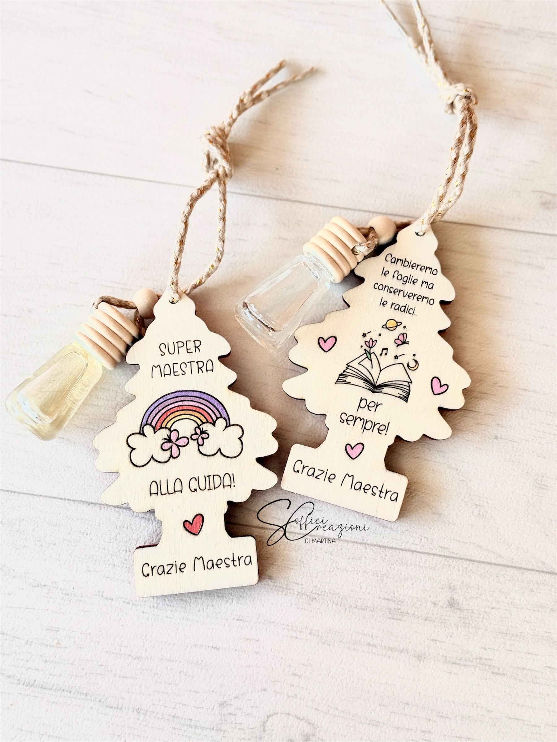 WERWAES Diffusore Per Auto Personalizzato Con Foto – Clip Per Presa D'Aria – Profumatore In Resina – Regalo Originale