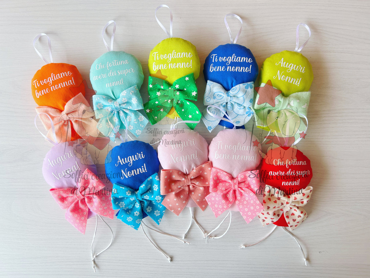 Palloncino colorato con dedica