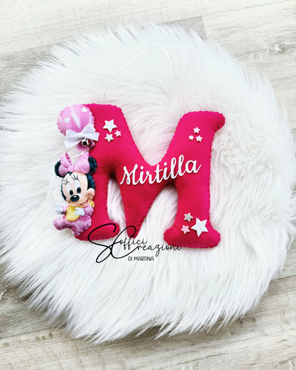 Personalized initial for bedroom