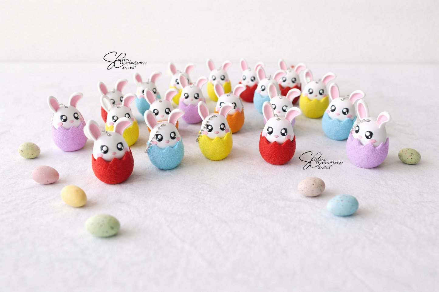 Portachiavi Coniglietto-Pulcino Pasqua