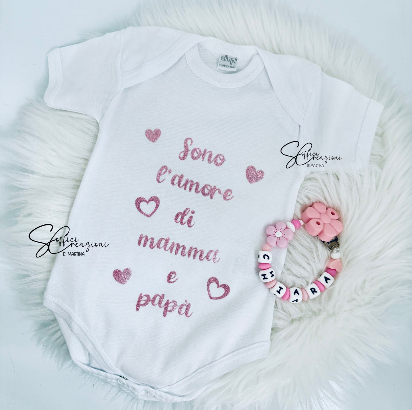 Body neonato personalizzato