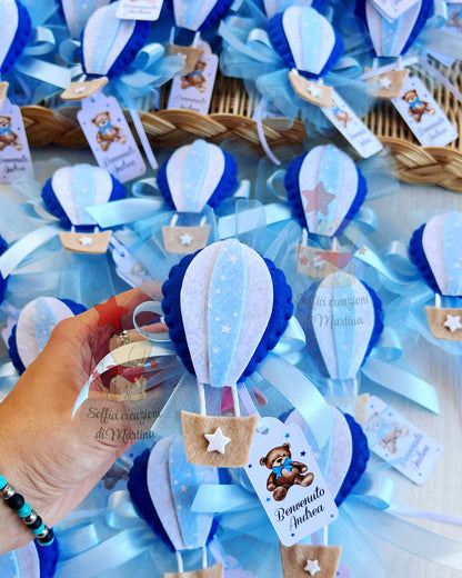 Mini hot air balloon favor