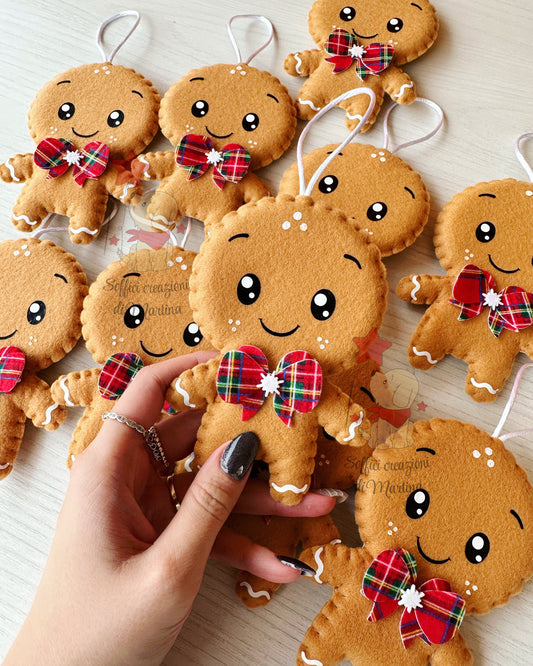 Gingerbread omino pan di zenzero personalizzato