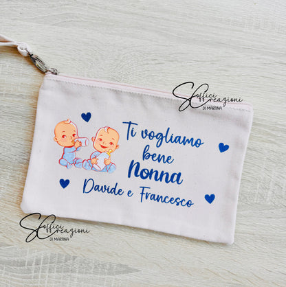 Personalized clutch bag