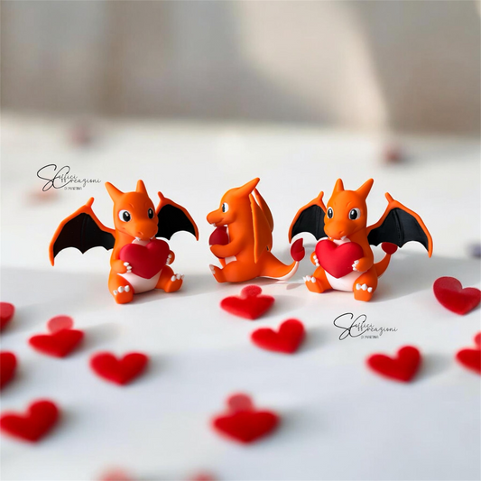 Mini draghetto charizard cuoricino