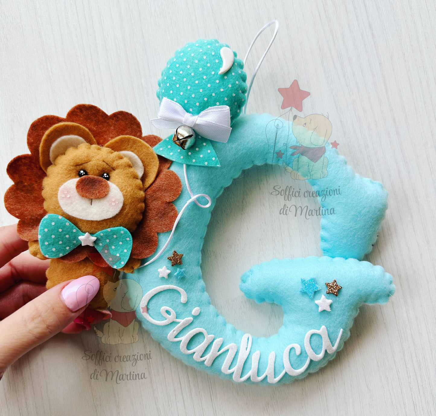 Personalized initial for bedroom