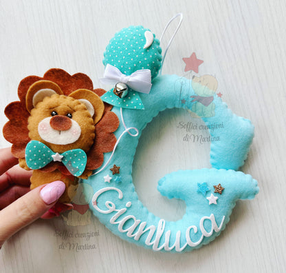 Personalized initial for bedroom