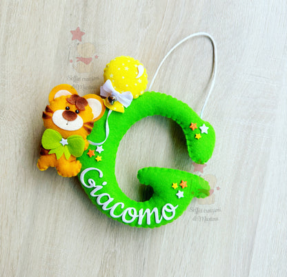 Personalized initial for bedroom