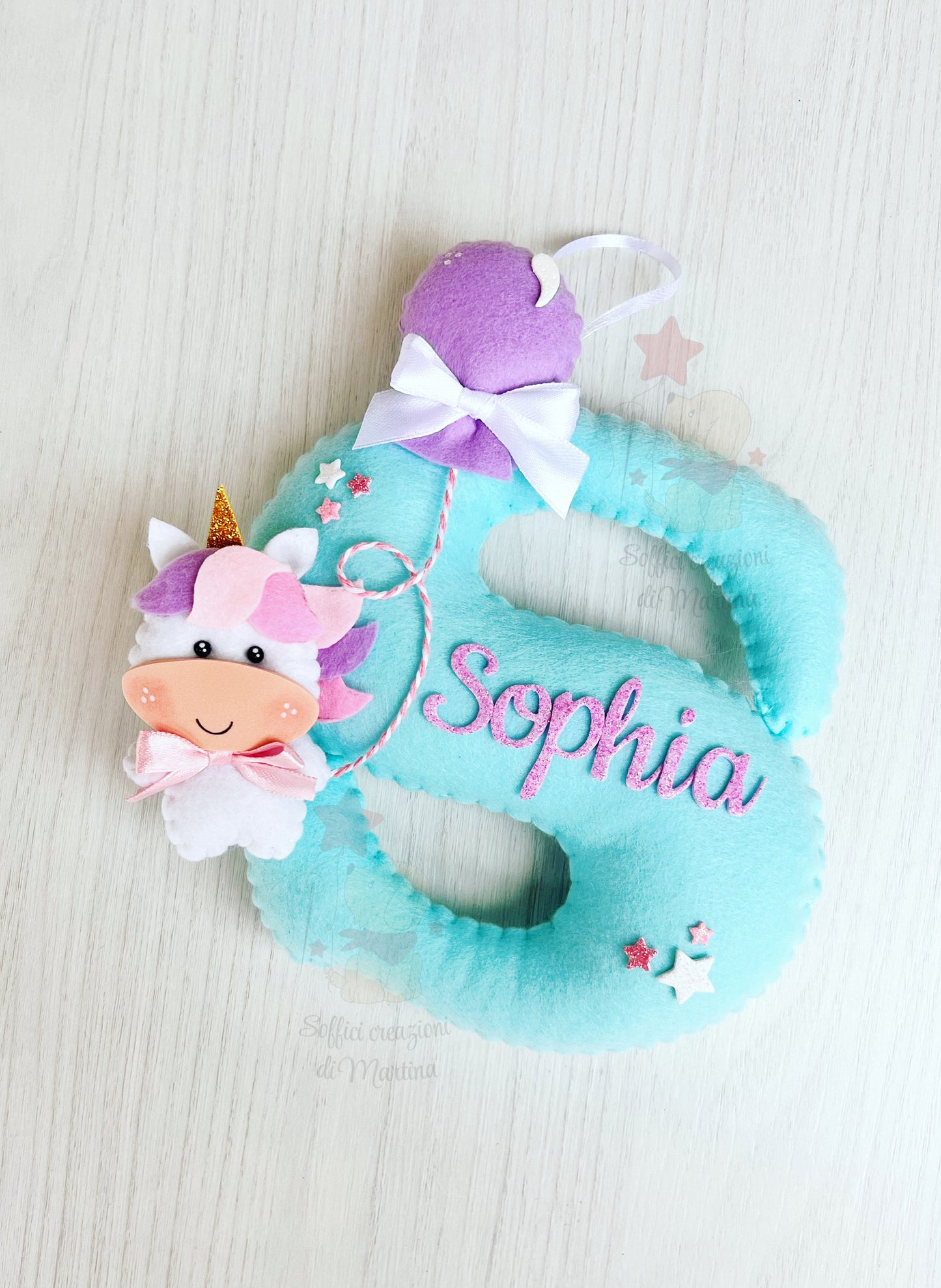Personalized initial for bedroom