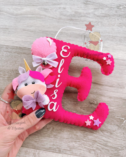 Personalized initial for bedroom