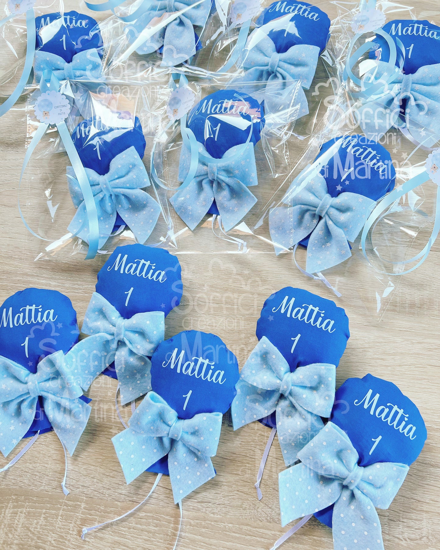 Palloncino in stoffa bomboniera promo compleanno 