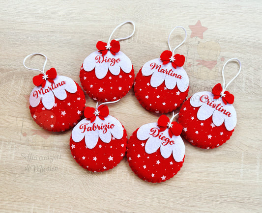 Pallina di Natale con nome