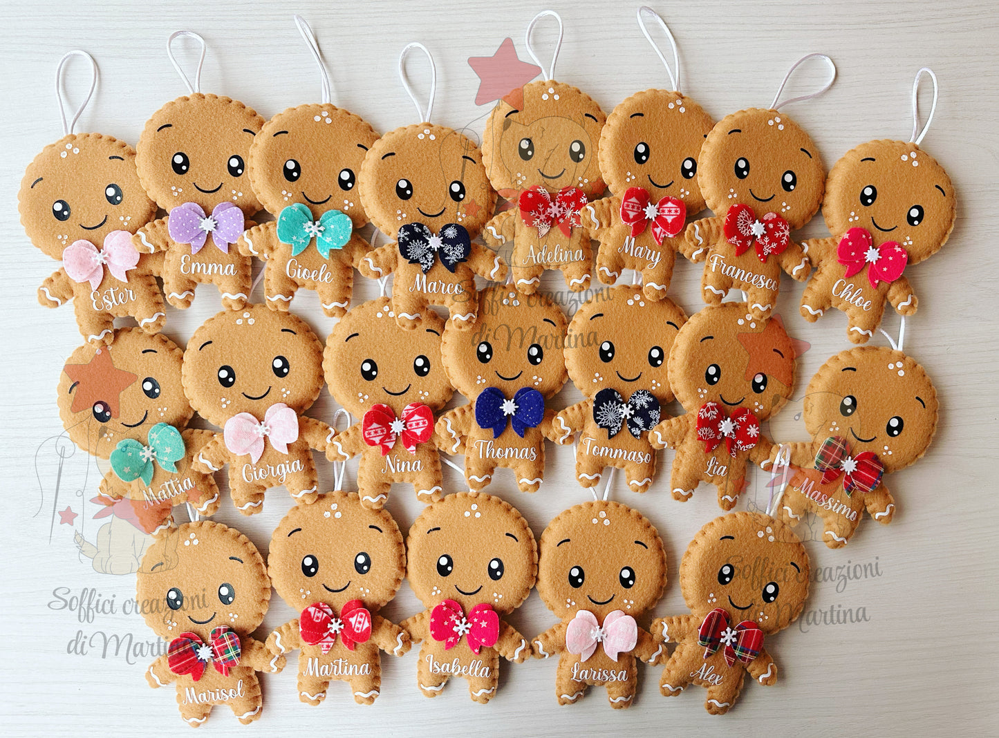 Gingerbread omino pan di zenzero personalizzato