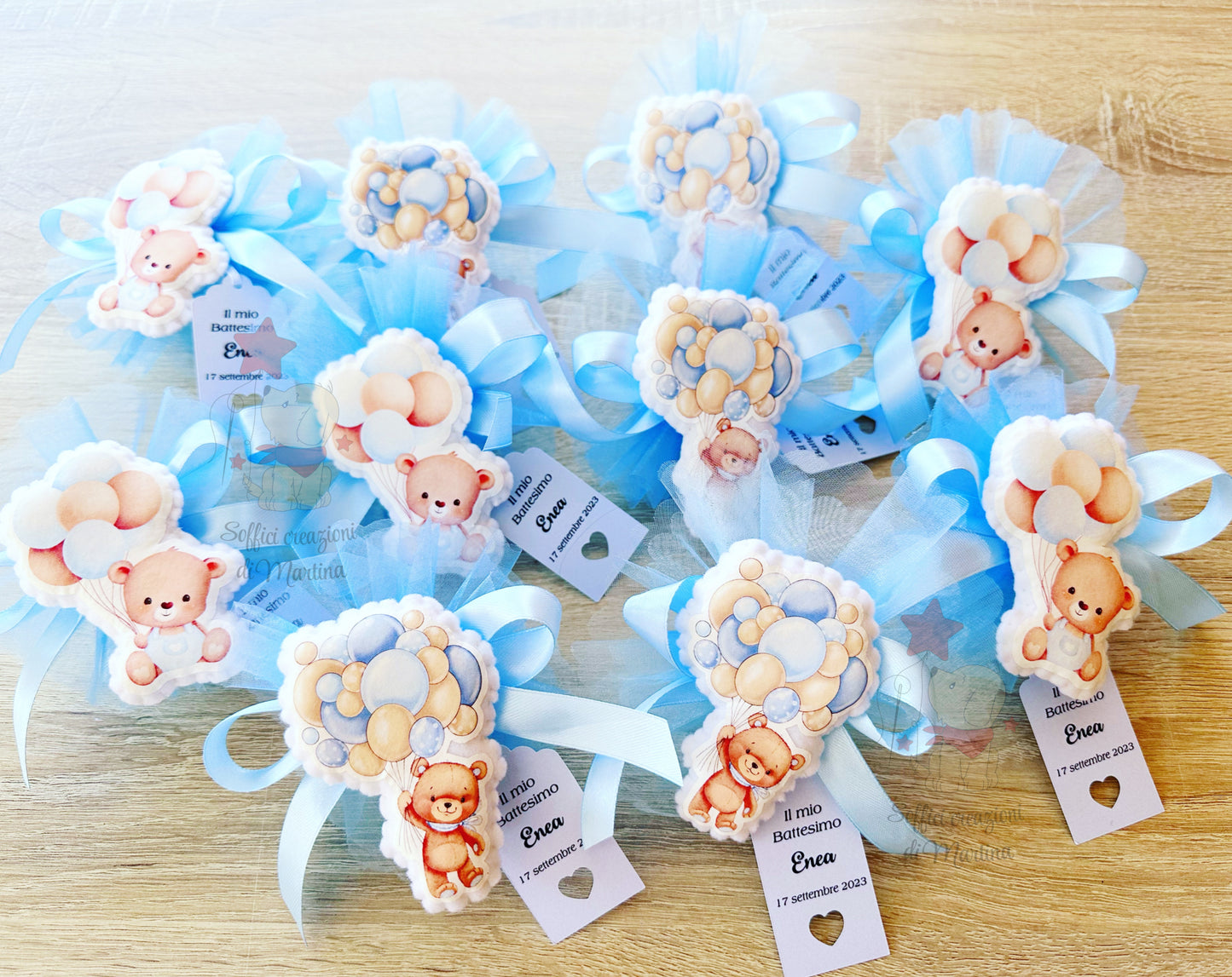 Small bags with printed magnet