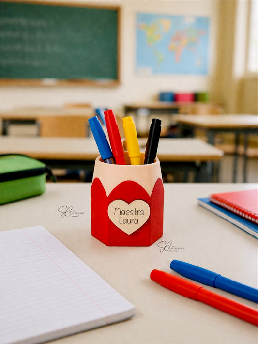 Portapenne a forma di matita regalo maestre